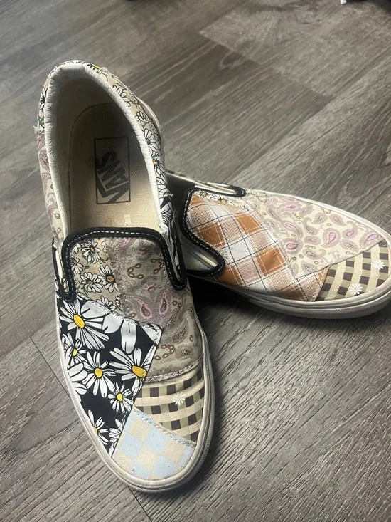 Vans Meadow Patchwork Slip-on Wmns 9 Mens 7.5 - Picture 2 of 3